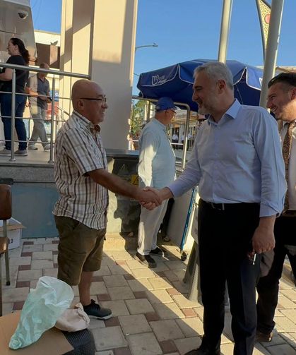 Sarıçam, Babaeski’de Esnaf ve Vatandaşlarla Buluştu
