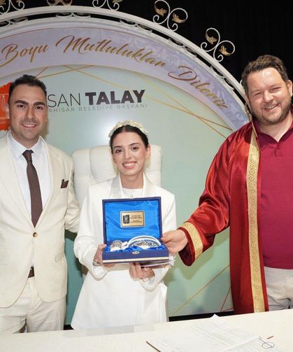Başkan Talay, Gamze ve Batıhan’ın Nikahını Kıydı