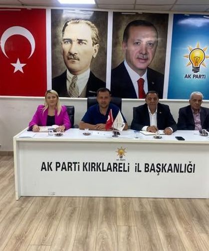 AK Parti Kırklareli’nde Haftalık İl Yönetim Kurulu Toplantısı