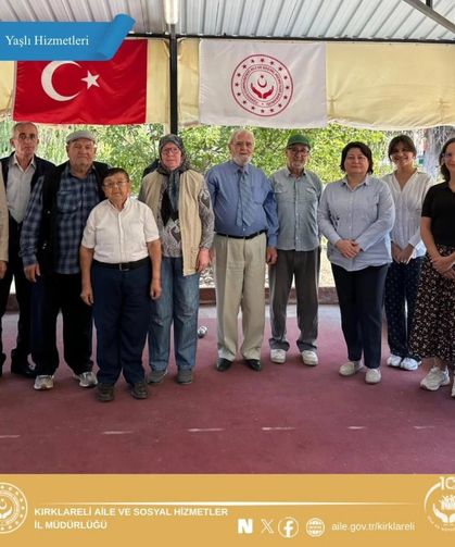 Huzurevi Sakinleri Lüleburgaz’da Dostluk Buluşmasında Bir Araya Geldi