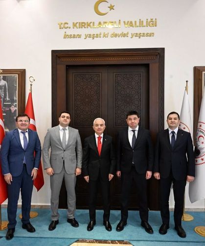 Vali Turan, Azerbaycan İstanbul Başkonsolosu Aliyev’i Kabul Etti
