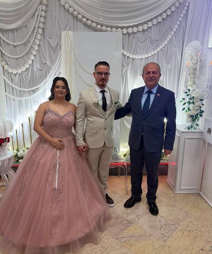 Başkan Çamlıca, Yaren ve Mertcan’ın Nişan Törenine Katıldı