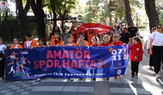 Kırklareli'nde Amatör Spor Haftası yürüyüşle başladı