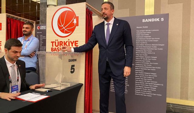 Hidayet Türkoğlu yeniden Türkiye Basketbol Federasyonu başkanı seçildi