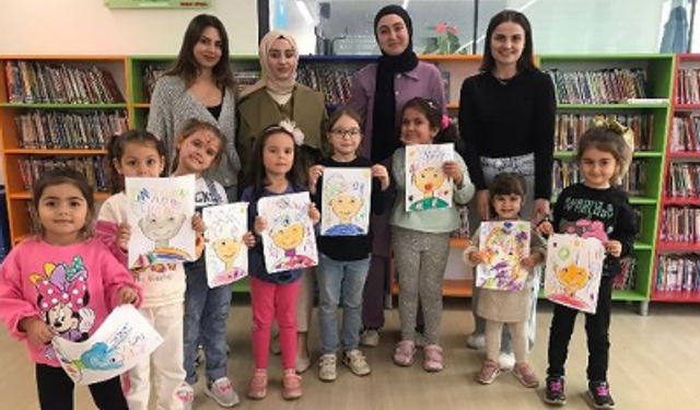 Minikler İçin "Saç Stilleri" Sanat Etkinliği Yapıldı