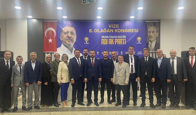 AK Parti Vize İlçe Başkanlığı'na Ahmet Aydın Seçildi