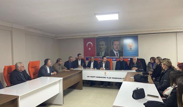 Dağtaş, Babaeski İlçe Başkanlığı Haftalık Toplantısına Katıldı