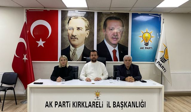 AK Parti Kırklareli Haftalık Toplantısını Gerçekleştirdi