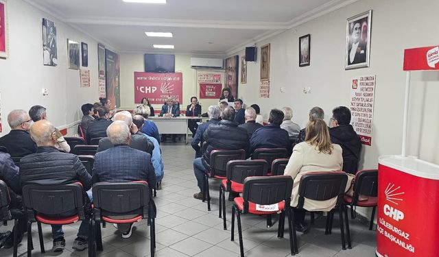 CHP Lüleburgaz İlçe Başkanlığı Toplantı Düzenledi