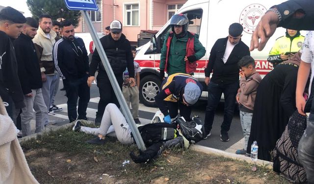 Tekirdağ'da trafik kazası: 1 ölü, 2 yaralı