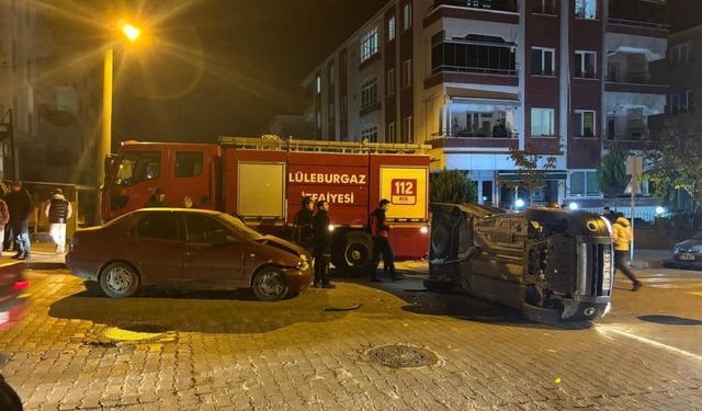 Lüleburgaz'da trafik kazası: 1 yaralı