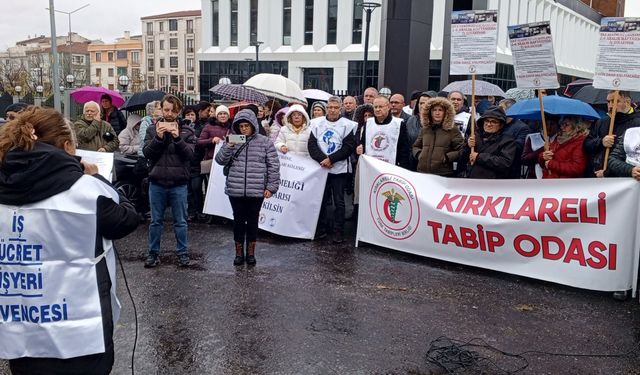 Kırklareli'nde Sağlık Emekçilerinden İş Bırakma Kararı