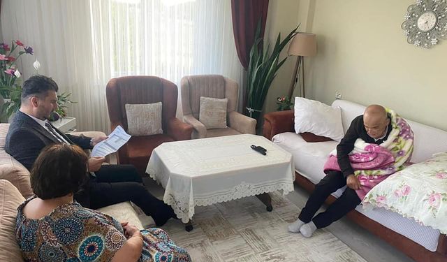 Başkan Fırat Yayla’dan Hasta Ziyareti