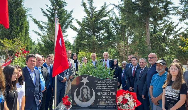 Özbaş, Şehit Nefise Çetin Özsoy’u Anma Programına Katıldı
