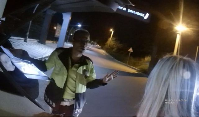 Direksiyon başında uyurken yakalanan alkollü sürücüye ceza yağdı