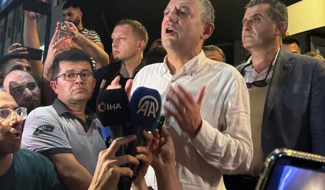 CHP Lideri Özgür Özel: "Ferdi Başkan'ın durumu her geçen dakika daha iyiye gidiyor"