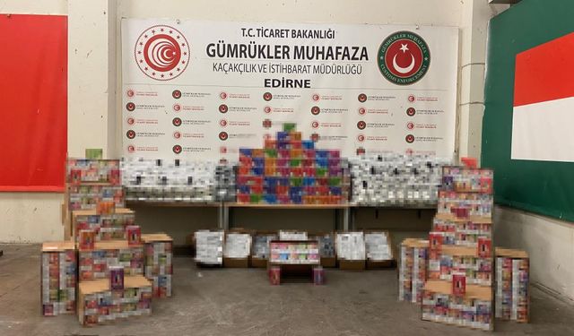 Sınır kapılarında kaçakçılığa büyük darbe: Milyonlarca lira değerinde kaçak ürün ele geçirildi