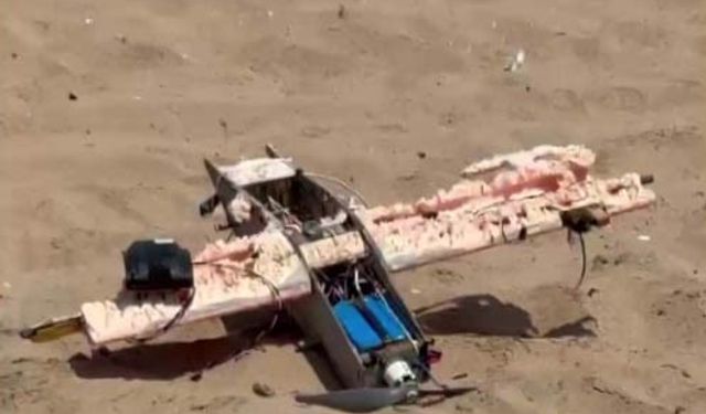 Şile denizinde kamikaze dronuna benzer cisim bulundu