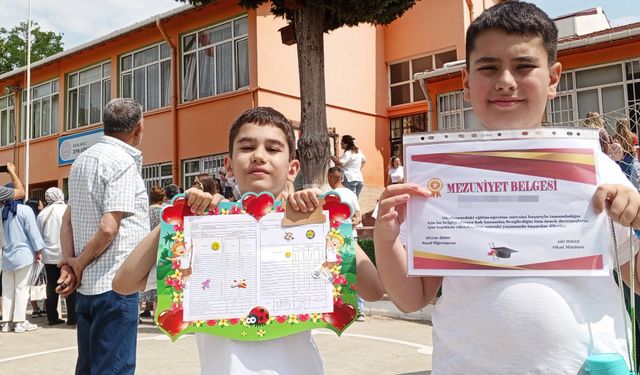 Ziya Gökalp İlkokulu’nda Karne Heyecanı