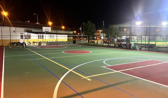 Pehlivanköy’de Spor Sahaları Yenilendi