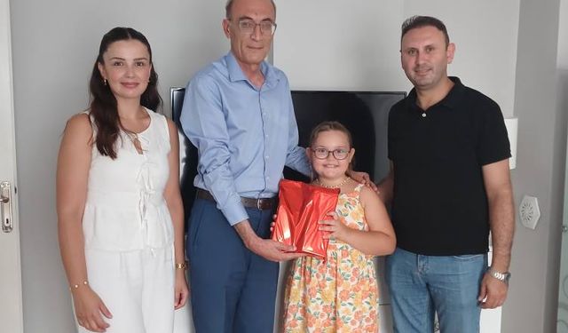 İl Birincisi Defne Turna Ödüllendirildi