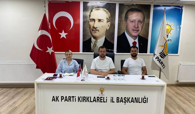 AK Parti Kırklareli'nde İl Yönetim Toplantısı