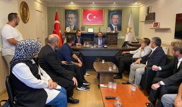 AK Parti Teşkilatı, Ahmet Baha Öğütken’i Ağırladı