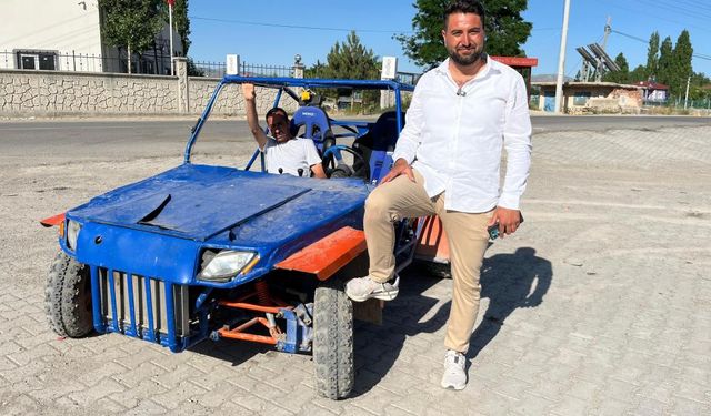 Su borularıyla arazi aracı üretti: 80 kilometre hıza ulaşıyor