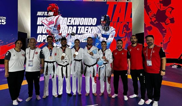 Milli sporculardan 2025 Dünya Para Taekwondo Open Challenge'da 5 madalya