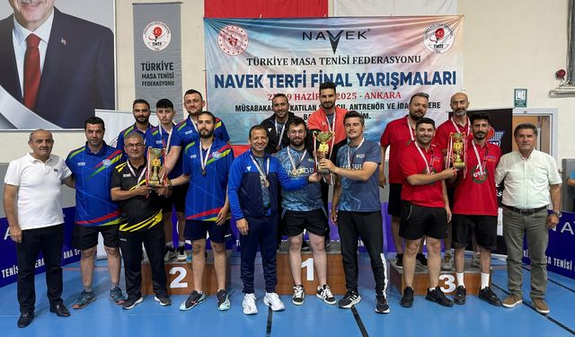Yamaner Spor Kulübü Masa Tenisinde Türkiye 3. Ligi’ne Yükseldi