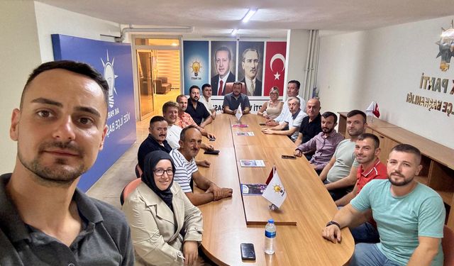 AK Parti Vize İlçe Teşkilatı Projelerini Görüştü