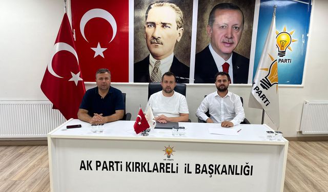 AK Parti İl Yönetimi Haftalık Toplantısını Yaptı
