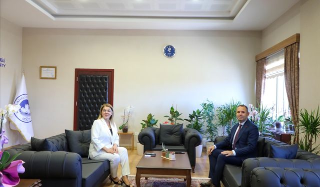 Başkan Bulut’tan Rektör Ak’a Ziyaret