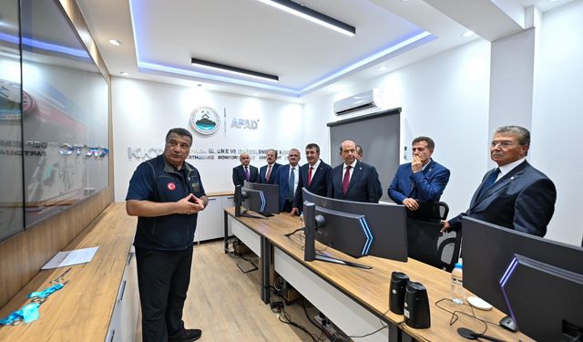 KKTC Deprem İzleme ve Değerlendirme Merkezi hizmete açıldı
