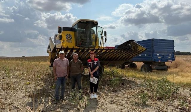 İpsala’da biçerdöver hasat kontrolleri yapıldı