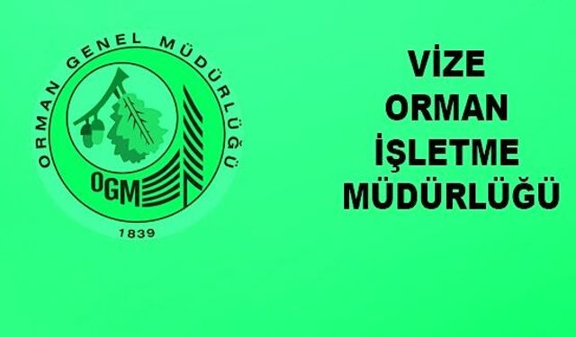 VİZE ORMAN İŞLETME MÜDÜRLÜĞÜ KIZILAĞAÇ ORMAN İŞLETME ŞEFLİĞİ CUMHURİYET ORMAN DEPOSUNDA ORMAN EMVALLERİNİ İSTİFLEME İŞİ