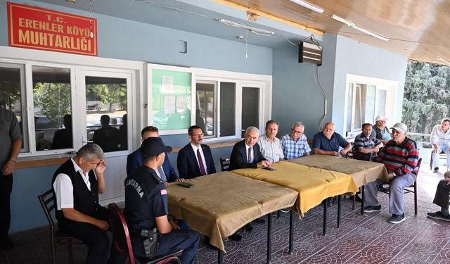 Vali Uğur Turan’dan Erenler Köyüne Ziyaret