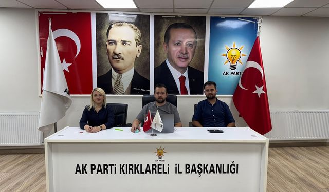 AK Parti İl Başkanlığı’nda Haftalık Toplantı Yapıldı