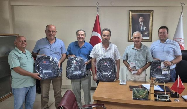Kırsal mahallelerdeki öğrencilere kırtasiye desteği
