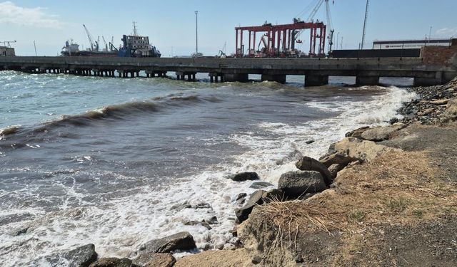 Tekirdağ'da poyraz etkili oluyor