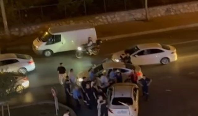Başakşehir’de yol verme kavgası: Biri kaçtı, diğeri kovaladı