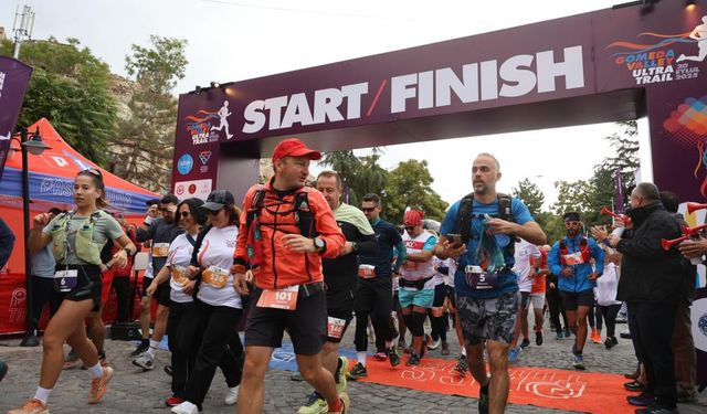 Kapadokya Gomeda Ultra Trail koşusu start aldı