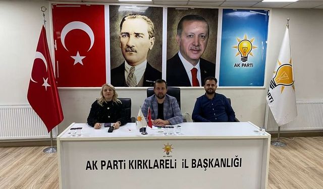 AK Parti Kırklareli İl Teşkilatı Haftalık Toplantısını Yaptı