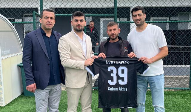Evrensekiz Evrenspor’dan Esnaf Şaban Aktaş’a Teşekkür