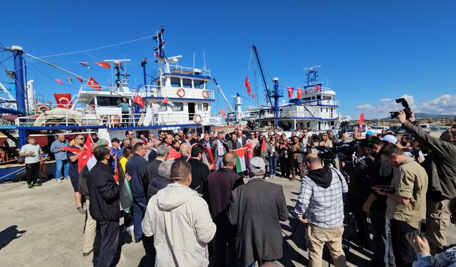 Enez'den Filistin'e destek