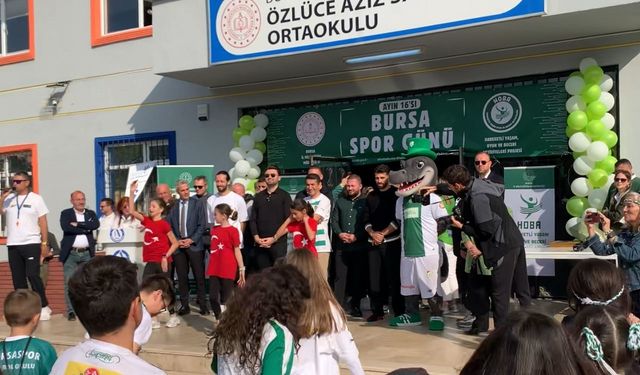 "Spor günü" Etkinlikleri Bursaspor ile başladı
