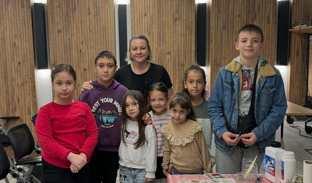 Çocuklar Epoksi Sanatını Keşfetti