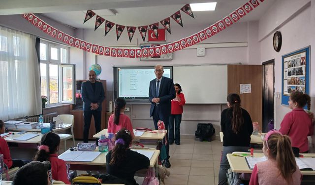 Müdür Akdemir’den Okullara İnceleme Ziyaret