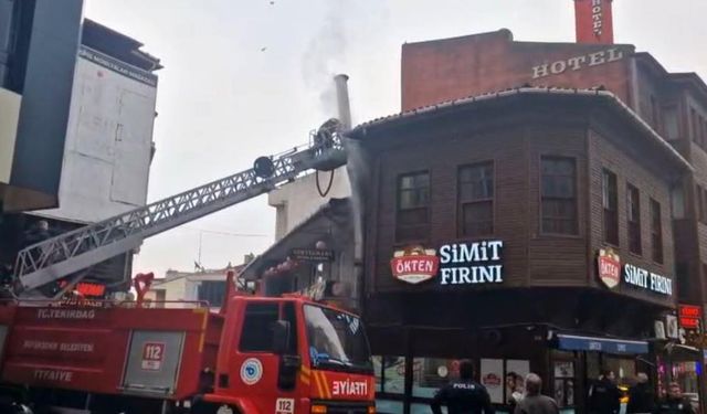 Tekirdağ’da bacadan çıkan duman paniğe sebep oldu