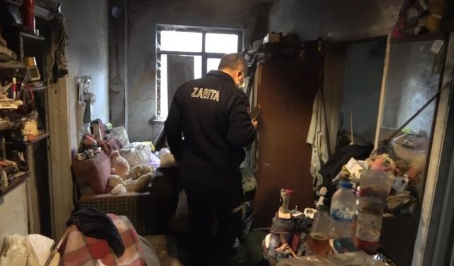 Yalnız yaşayan adamın evinde korkunç manzara